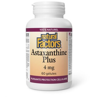 Foto 2 | Suplemento Natural Factors Astaxanthin Plus 4 Mg 60 Tabletas - Venta Internacional