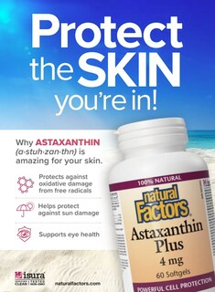 Foto 3 | Suplemento Natural Factors Astaxanthin Plus 4 Mg 60 Tabletas - Venta Internacional