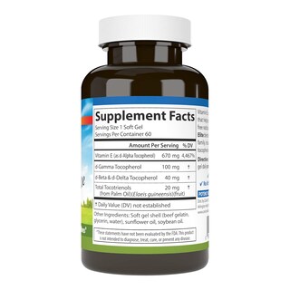 Foto 2 | Vitamina E Carlson E-Gems Elite 1000 Ui 60 Cápsulas Blandas - Venta Internacional