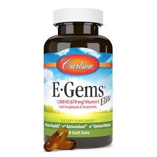 Foto 5 | Vitamina E Carlson E-Gems Elite 1000 Ui 60 Cápsulas Blandas - Venta Internacional
