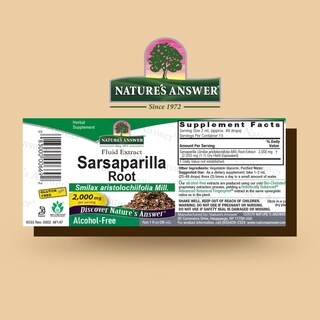Foto 2 | Suplemento Nature's Answer De Raíz De Zarzaparrilla Orgánica, 30 Ml - Venta Internacional.