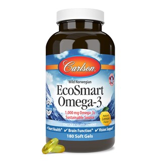 Foto 5 | Suplemento Carlson Ecosmart Omega-3 1000 Mg Omega-3 180 Cápsulas Blandas - Venta Internacional.