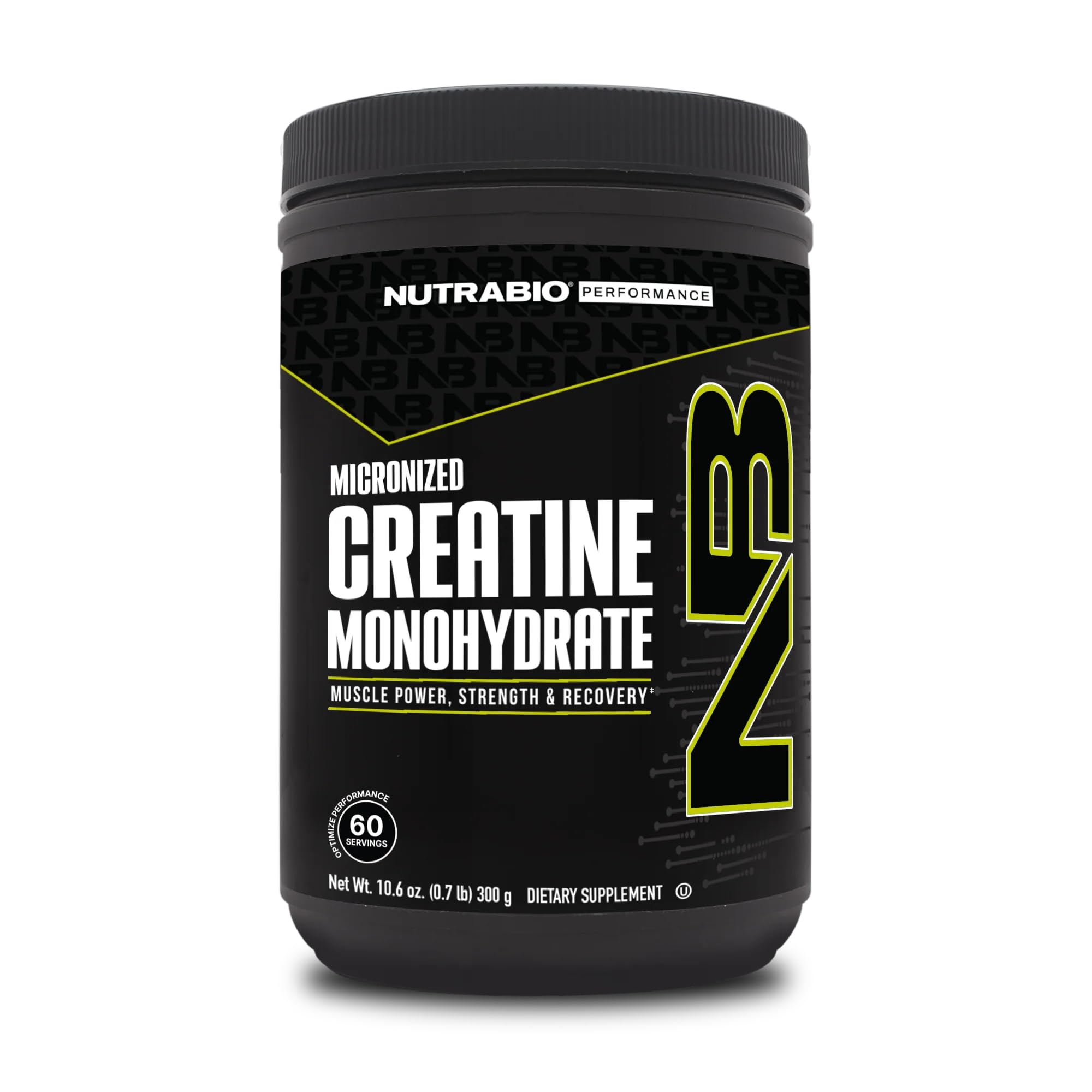 Foto 2 pulgar | Suplemento Nutrabio Monohidrato De Creatina 300 G Sin Sabor - Venta Internacional.