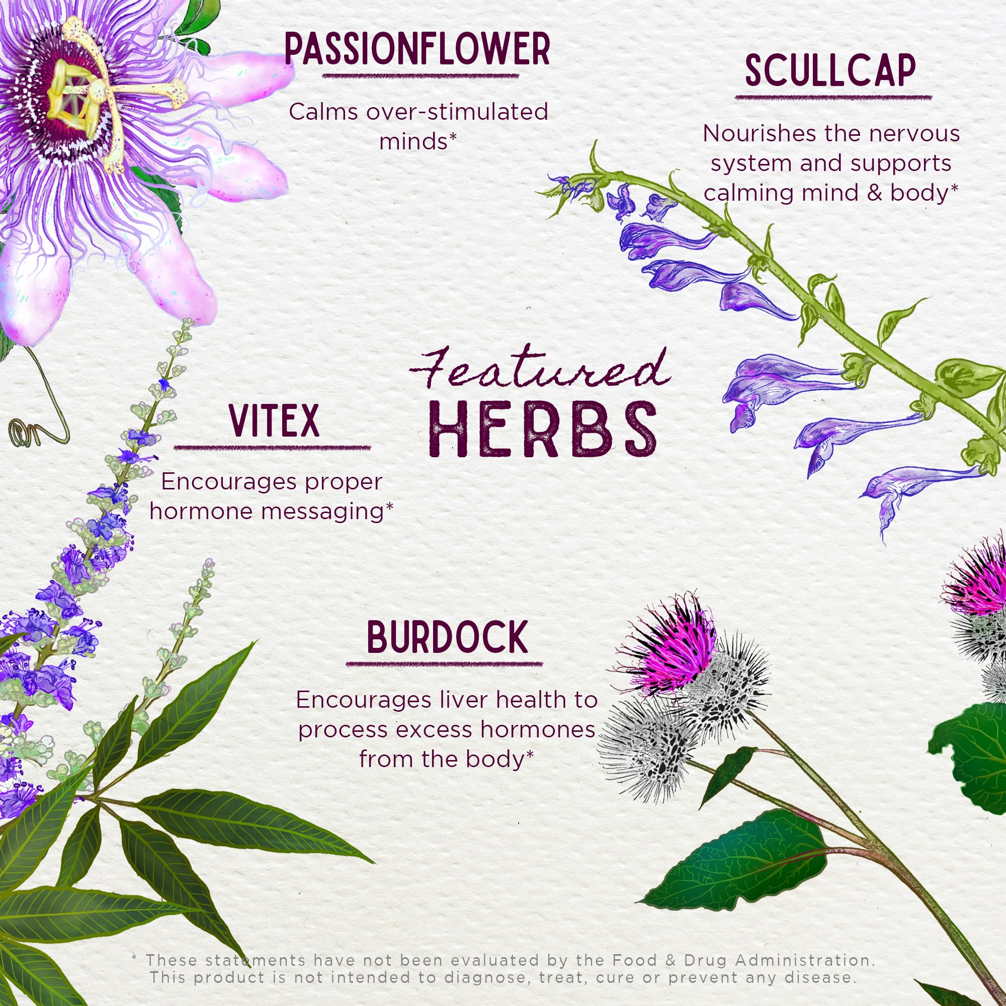 Foto 5 pulgar | Suplemento De Apoyo Emocional Para El Síndrome Premenstrual Wishgarden Herbs 60 Ml - Venta Internacional.