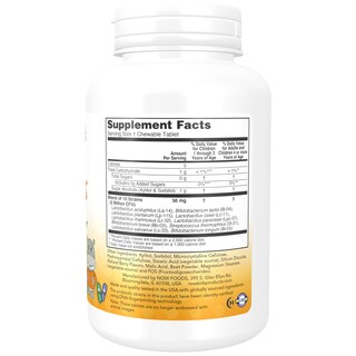 Foto 2 | Suplementa Los 120 Comprimidos Masticables Berrydophilus De Now Foods - Venta Internacional.