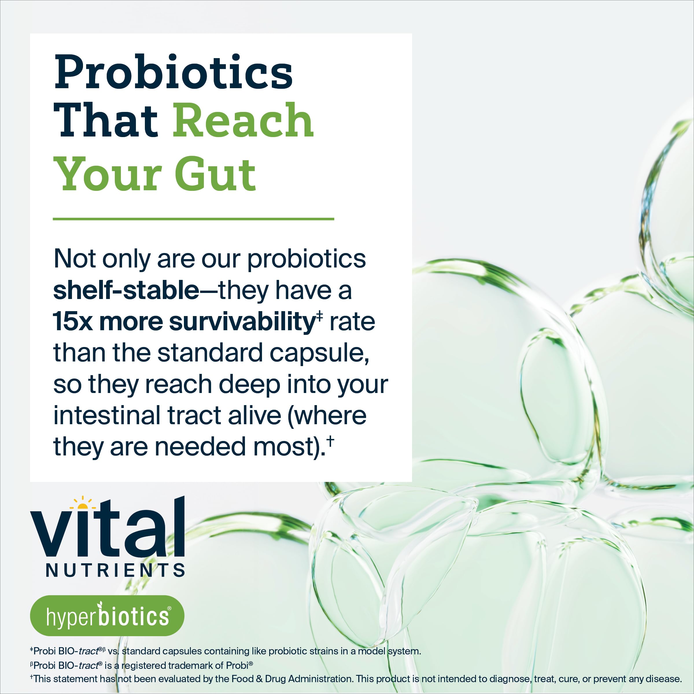 Foto 6 pulgar | Suplemento Hyperbiotics Vital Nutrients Bifidobacterium 60 Comprimidos - Venta Internacional.