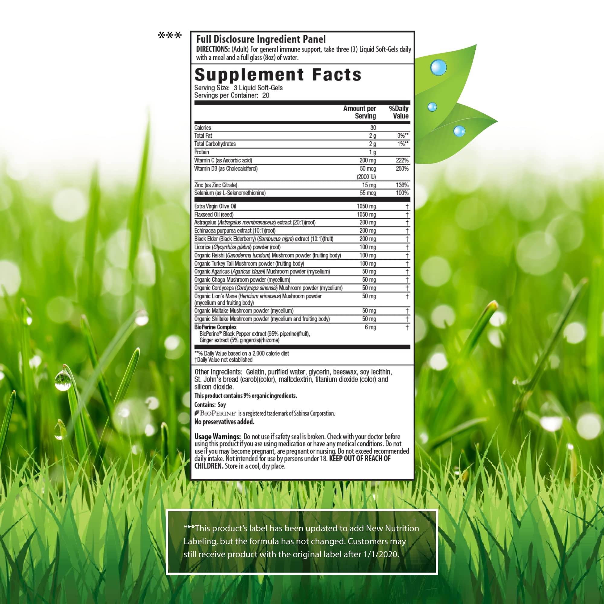Foto 3 pulgar | Suplemento Irwin Naturals Immuno Shield Con Saúco 60 Geles - Venta Internacional.