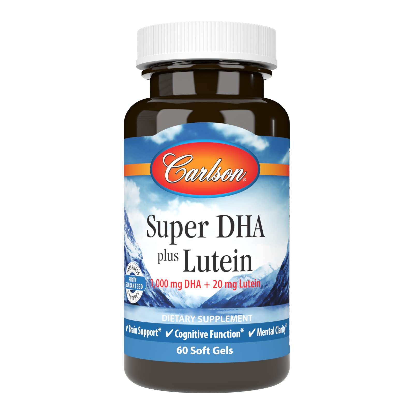 Foto 2 pulgar | Suplemento Carlson Super Dha Plus Luteína 1000 Mg Dha 60 Cápsulas Blandas - Venta Internacional.