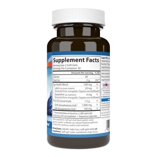 Foto 2 | Suplemento Carlson Super Dha Plus Luteína 1000 Mg Dha 60 Cápsulas Blandas - Venta Internacional.