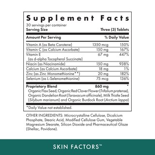 Foto 2 | Suplemento Michael's Health Naturopathic Skin Factors 90 Comprimidos - Venta Internacional.
