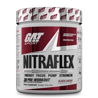 Foto 1 | Polvo Preentrenamiento Gat Sport Nitraflex Advanced Black Cherry - Venta Internacional.