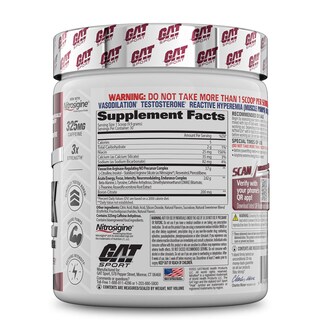 Foto 3 | Polvo Preentrenamiento Gat Sport Nitraflex Advanced Black Cherry - Venta Internacional.