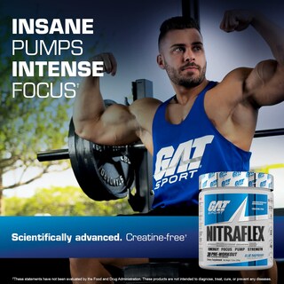 Foto 4 | Polvo Preentrenamiento Gat Sport Nitraflex Advanced Black Cherry - Venta Internacional.