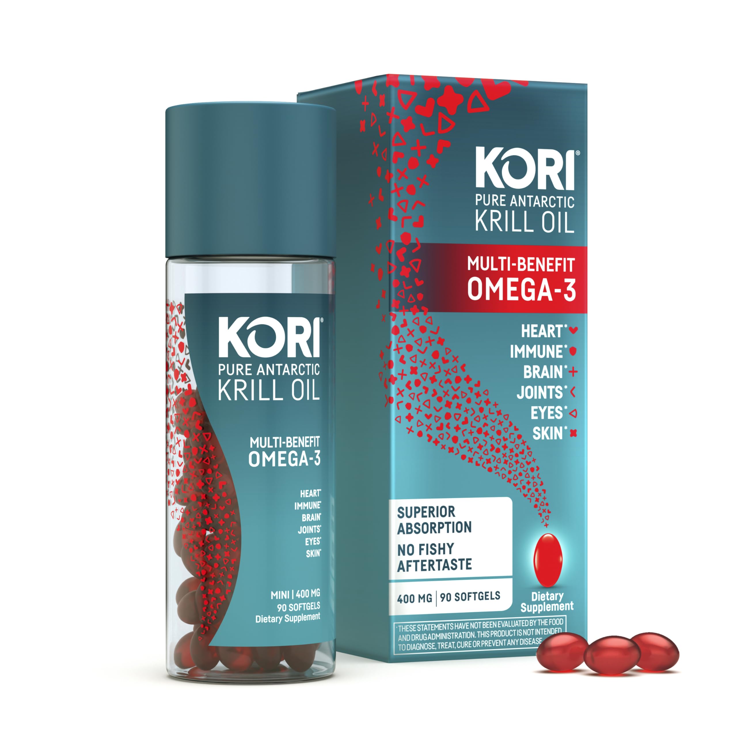 Foto 2 pulgar | Suplemento De Aceite De Krill Kori Omega 3 400 Mg 90 Cápsulas Blandas - Venta Internacional.