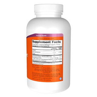 Foto 2 | Polvo De Colágeno Para Apoyar Las Articulaciones Supplements Now Foods, 325 Ml - Venta Internacional.
