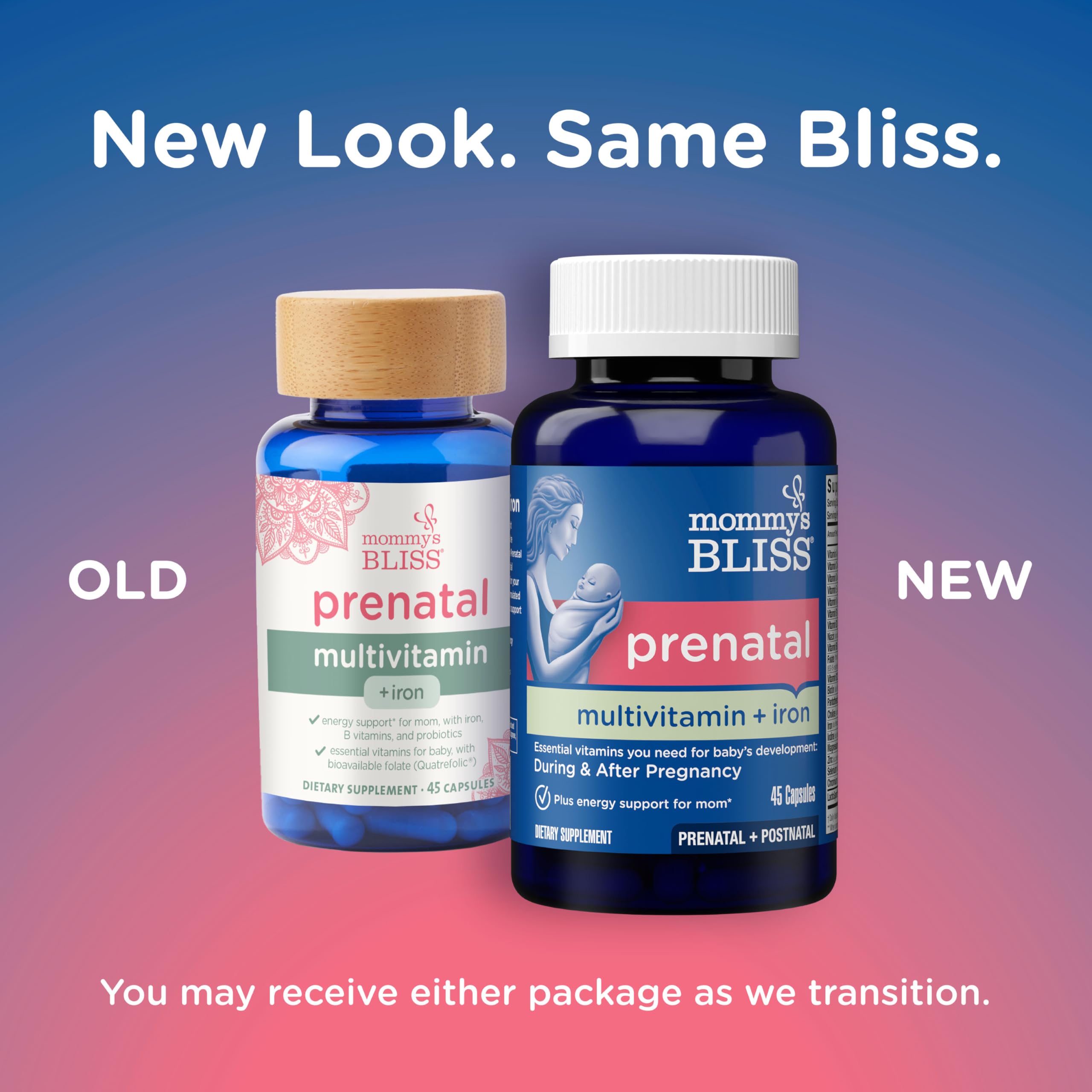 Foto 3 pulgar | Multivitamínico Prenatal Mommy's Bliss Con Hierro Y Ácido Fólico - Venta Internacional.