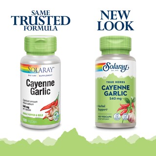 Foto 3 | Suplemento Solaray Cayena Y Ajo 540 Mg 100 Cápsulas Vegetarianas - Venta Internacional.