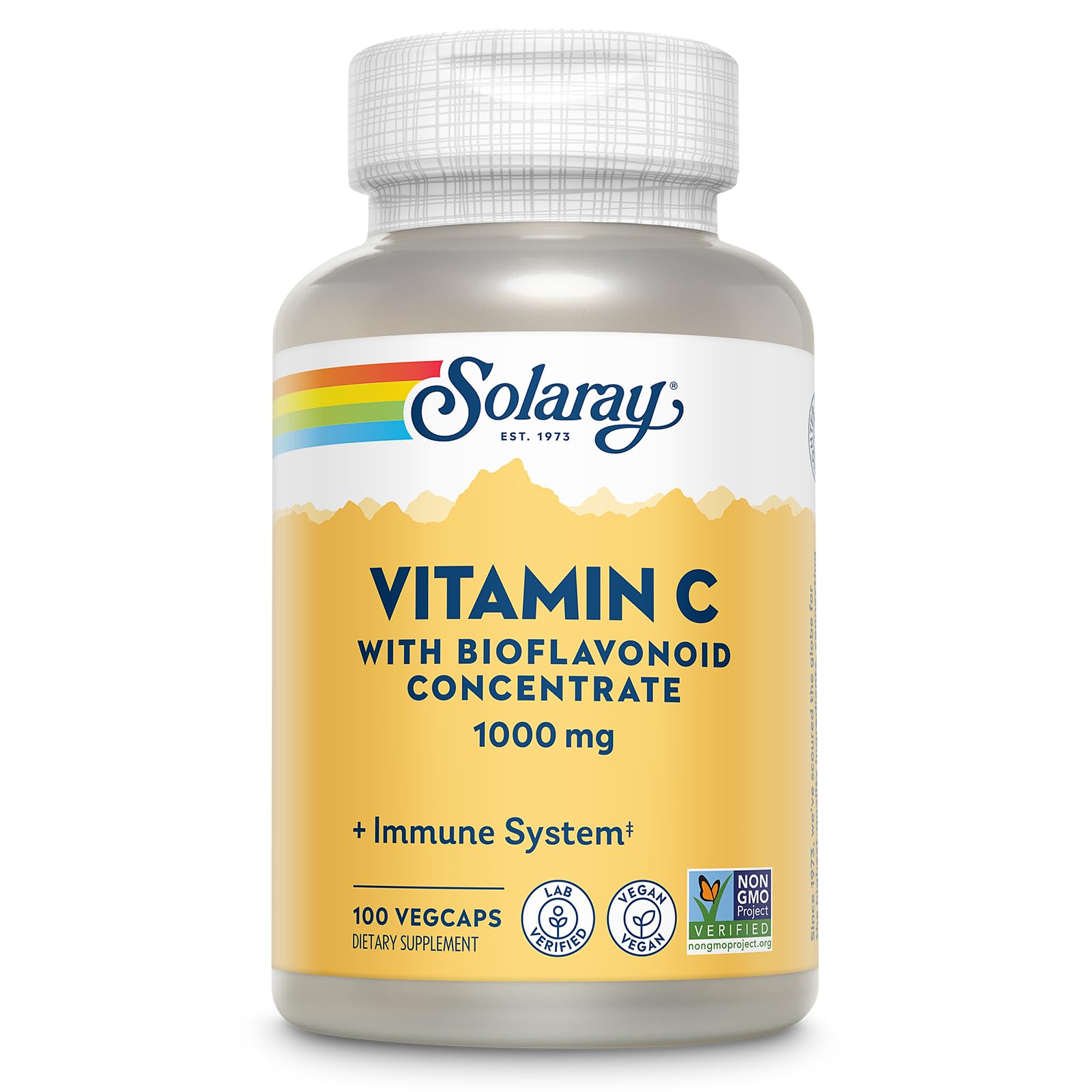 Foto 2 pulgar | Suplemento Solaray De Vitamina C De 1000 Mg Con Bioflavonoides, 100 Cápsulas Vegetales - Venta Internacional.