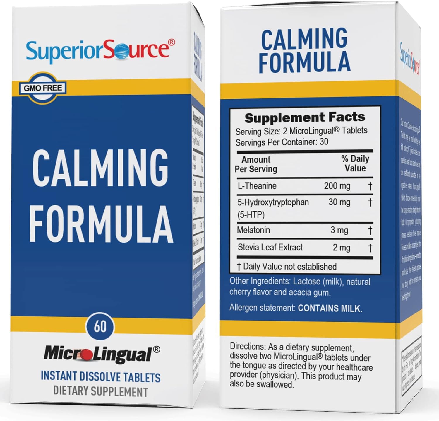 Foto 4 pulgar | Suplemento De Fórmula Calmante Superior Source, L-teanina, 200 Mg - Venta Internacional.