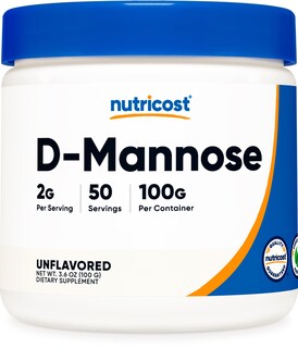 Foto 1 | Suplemento Nutricost D-manosa En Polvo 100 G (50 Porciones) - Venta Internacional.