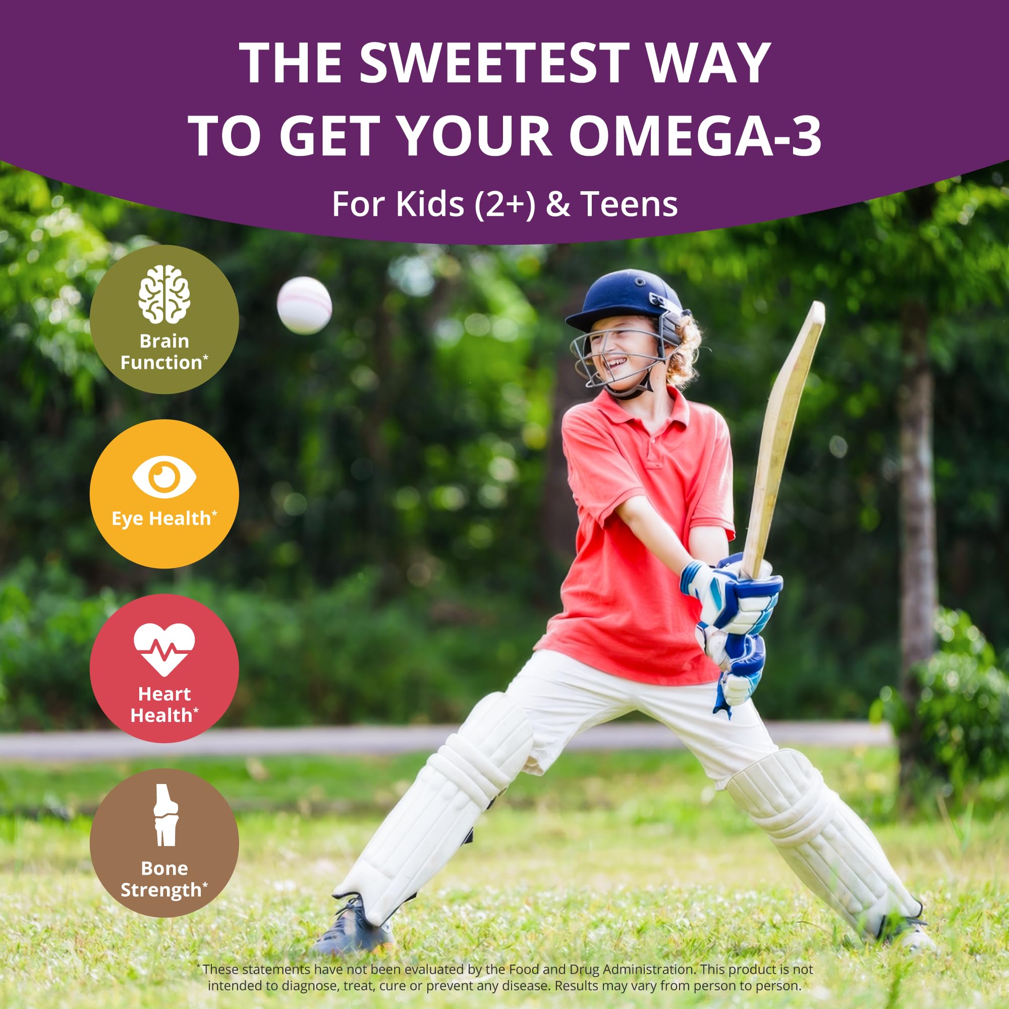 Foto 5 pulgar | Gomitas Omega 3 Nubest Para Niños Y Adolescentes Con Aceite De Linaza, 60 Unidades - Venta Internacional.