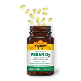 Foto 3 | Suplemento Country Life Vegan D3 30 Comprimidos - Venta Internacional.