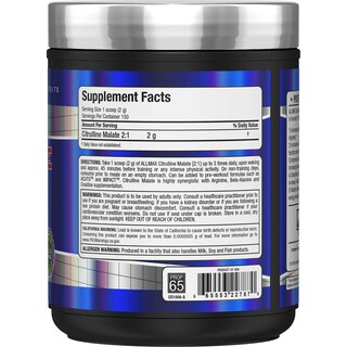 Foto 3 | Suplemento Allmax Nutrition, Malato De Citrulina, 300 G, Sin Sabor - Venta Internacional.