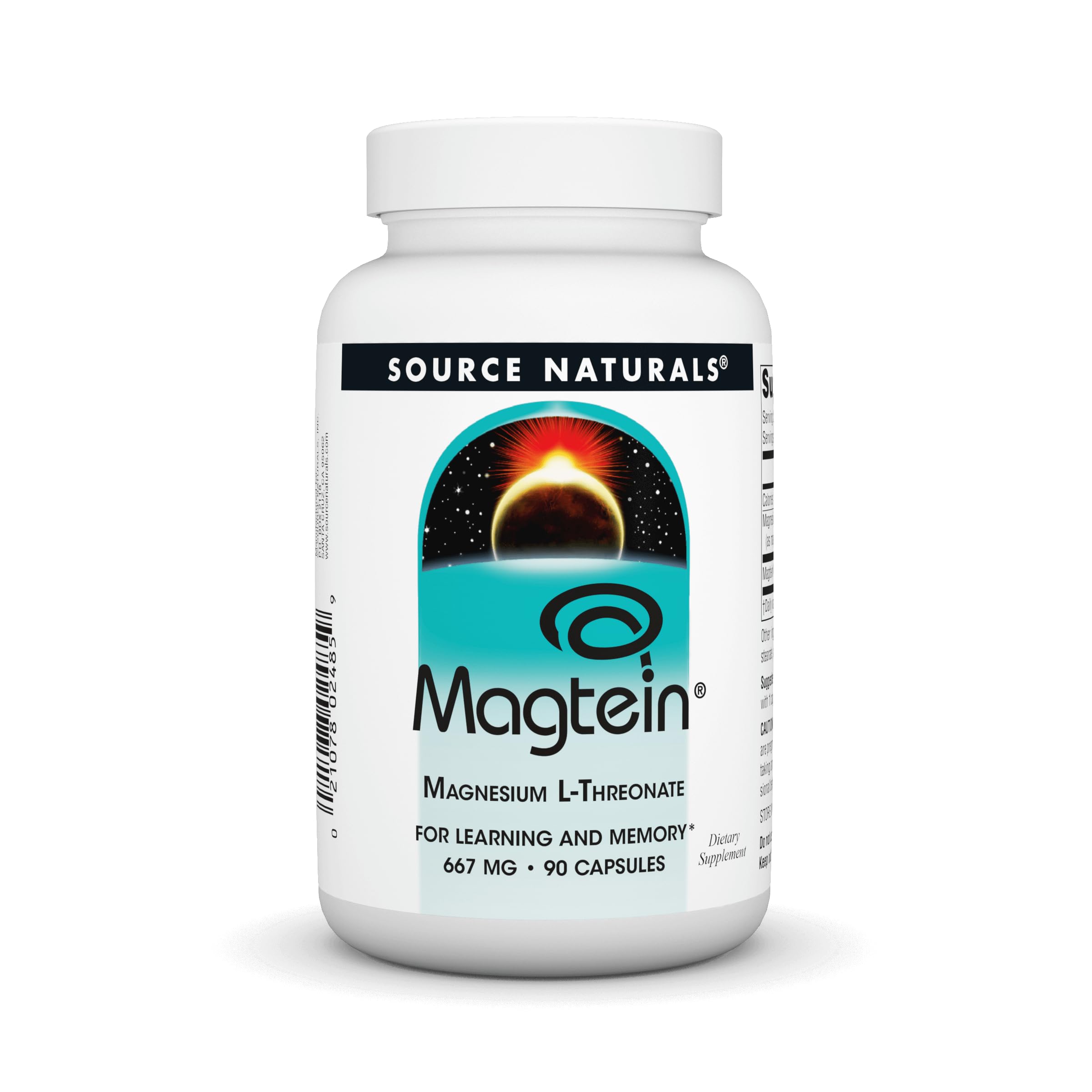 Supplement Source Naturals Magtein Magnesio L-treonato 667 Mg - Venta Internacional.