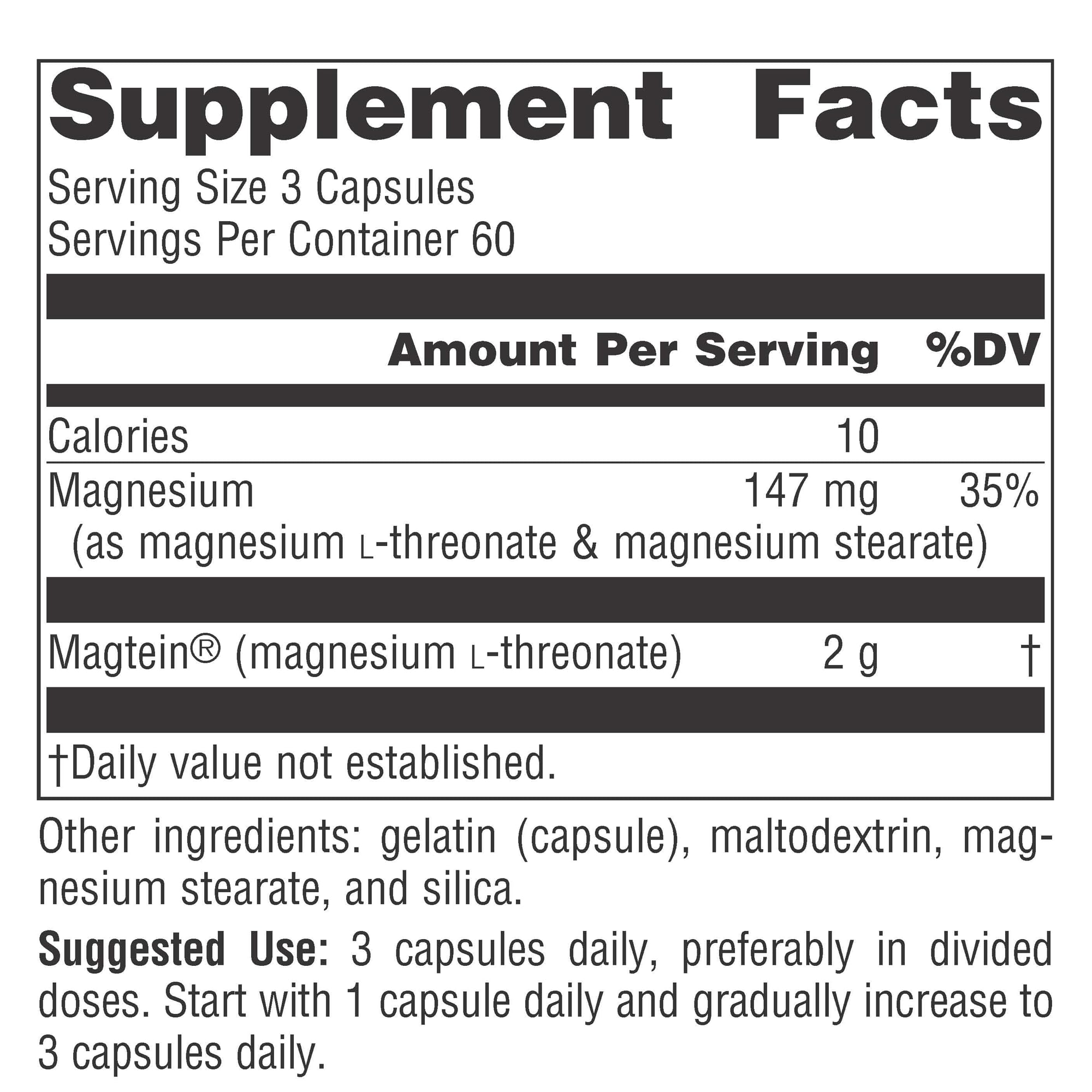 Foto 6 pulgar | Supplement Source Naturals Magtein Magnesio L-treonato 667 Mg - Venta Internacional.