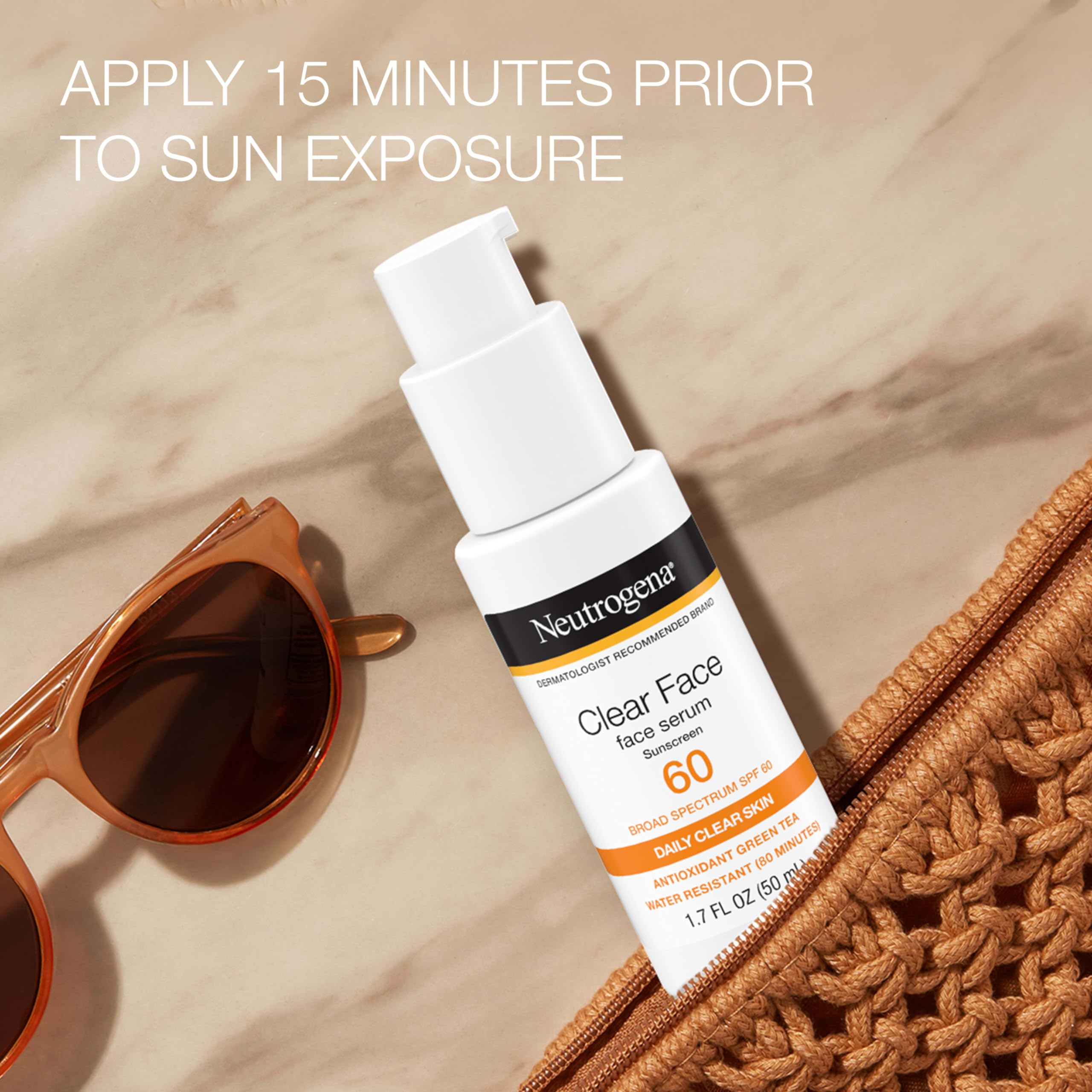 Foto 7 pulgar | Crema Solar Neutrogena Clear Face Serum Spf 60 50 Ml - Venta Internacional.