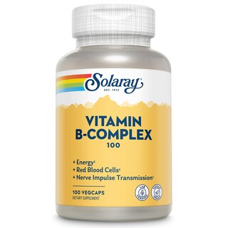 Foto 1 | Suplemento De Complejo De Vitamina B Solaray, 100 Cápsulas Vegetarianas, Vegano - Venta Internacional.
