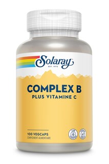 Foto 4 | Suplemento De Complejo De Vitamina B Solaray, 100 Cápsulas Vegetarianas, Vegano - Venta Internacional.