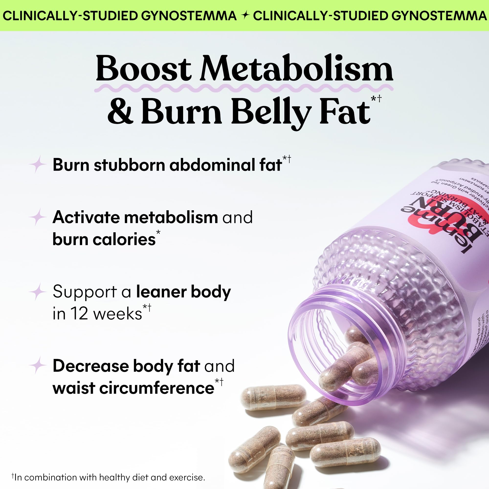 Foto 3 pulgar | Suplemento Lemme Burn Metabolism Belly Fat Burn 60% Vegano - Venta Internacional.
