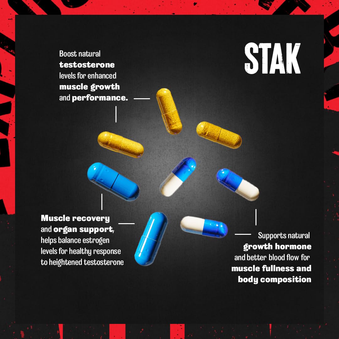 Foto 4 pulgar | Suplemento Animal Stak Natural Hormone Booster, Ciclo De 1 Mes - Venta Internacional.