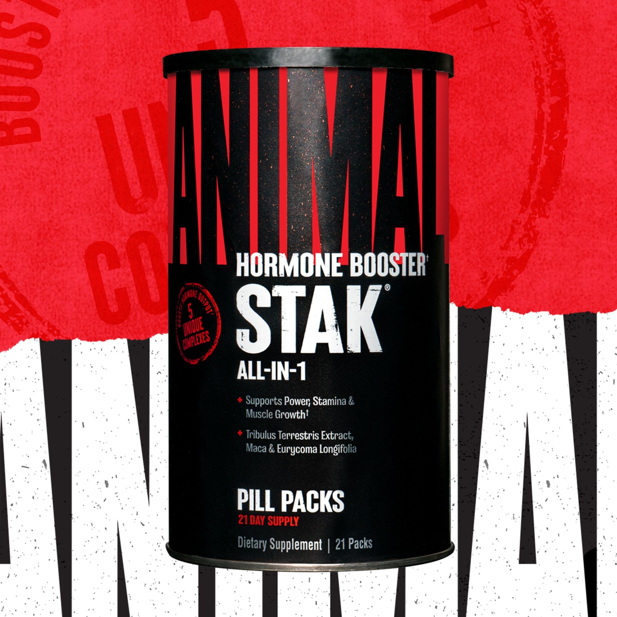 Foto 6 pulgar | Suplemento Animal Stak Natural Hormone Booster, Ciclo De 1 Mes - Venta Internacional.
