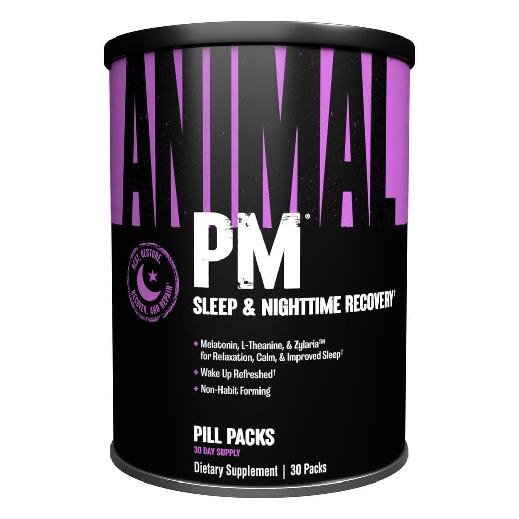 Foto 2 pulgar | Suplemento Animal Pm Sleep & Relaxation 30 Pastillas - Venta Internacional.