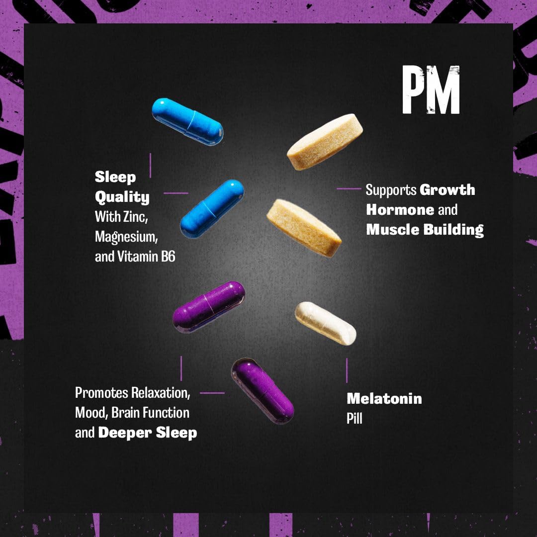 Foto 6 pulgar | Suplemento Animal Pm Sleep & Relaxation 30 Pastillas - Venta Internacional.