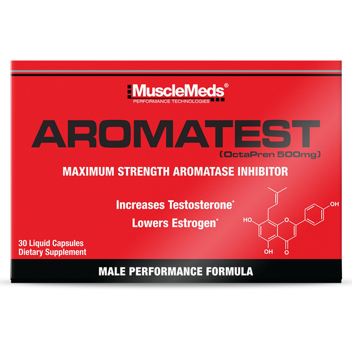 Foto 2 pulgar | Suplemento Musclemeds Aromatest Testosterone Booster 30 Cápsulas - Venta Internacional.