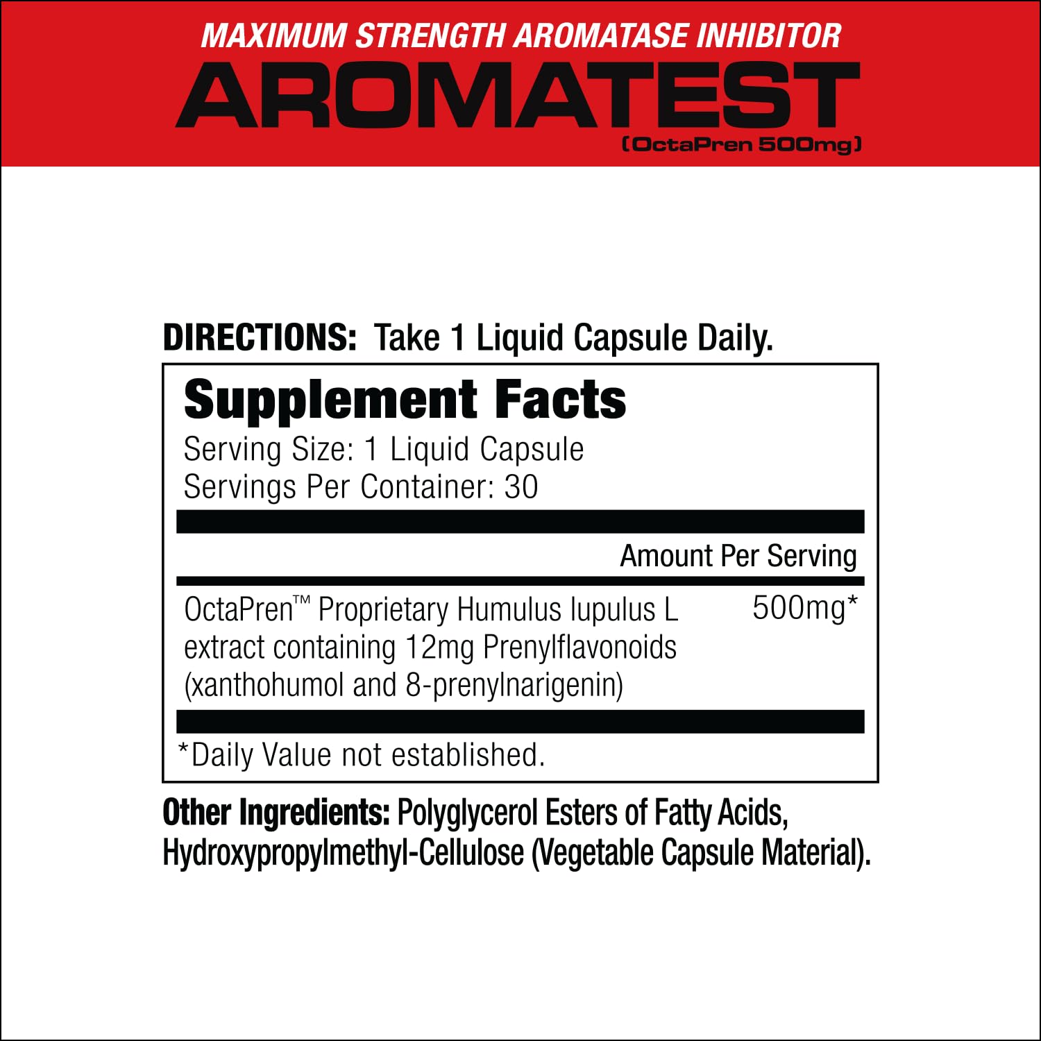 Foto 3 pulgar | Suplemento Musclemeds Aromatest Testosterone Booster 30 Cápsulas - Venta Internacional.