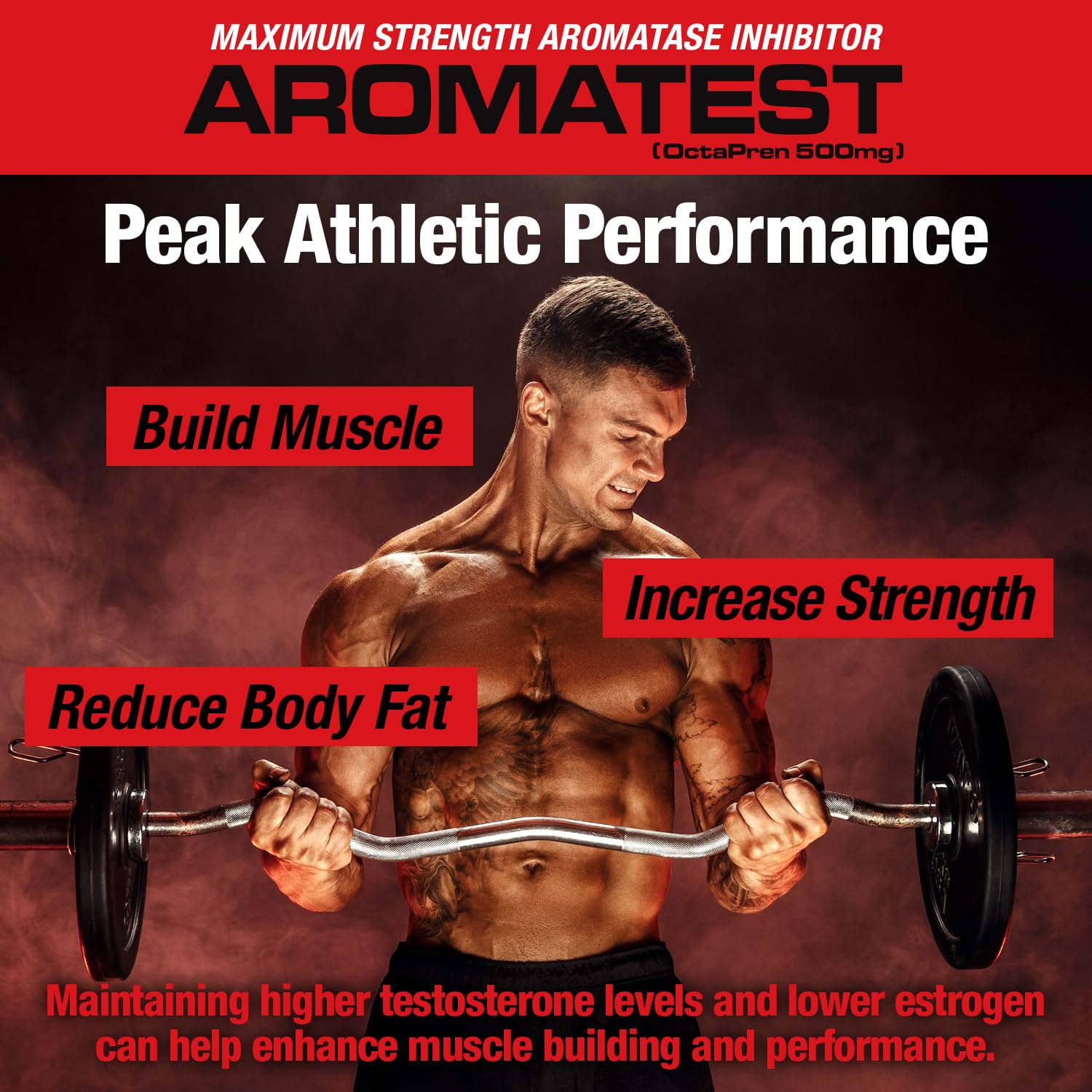 Foto 6 pulgar | Suplemento Musclemeds Aromatest Testosterone Booster 30 Cápsulas - Venta Internacional.