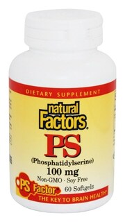 Foto 1 | Suplemento De Fosfatidilserina De Natural Factors, 60 Cápsulas Blandas - Venta Internacional.