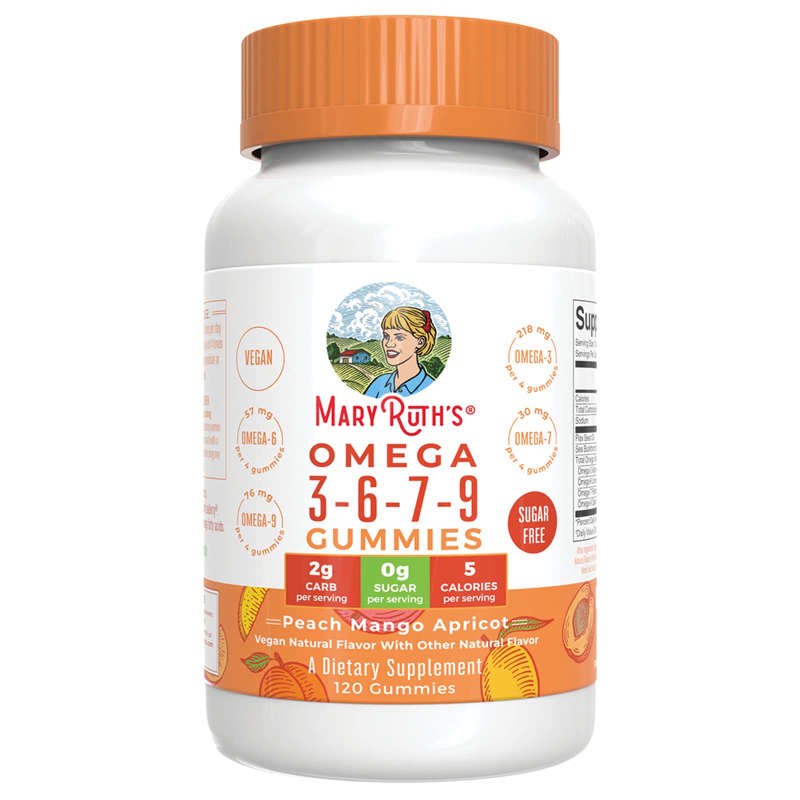 Foto 2 pulgar | Gomitas Omega 3-6-7-9 Mary Ruth Organics 120 Unidades - Venta Internacional.