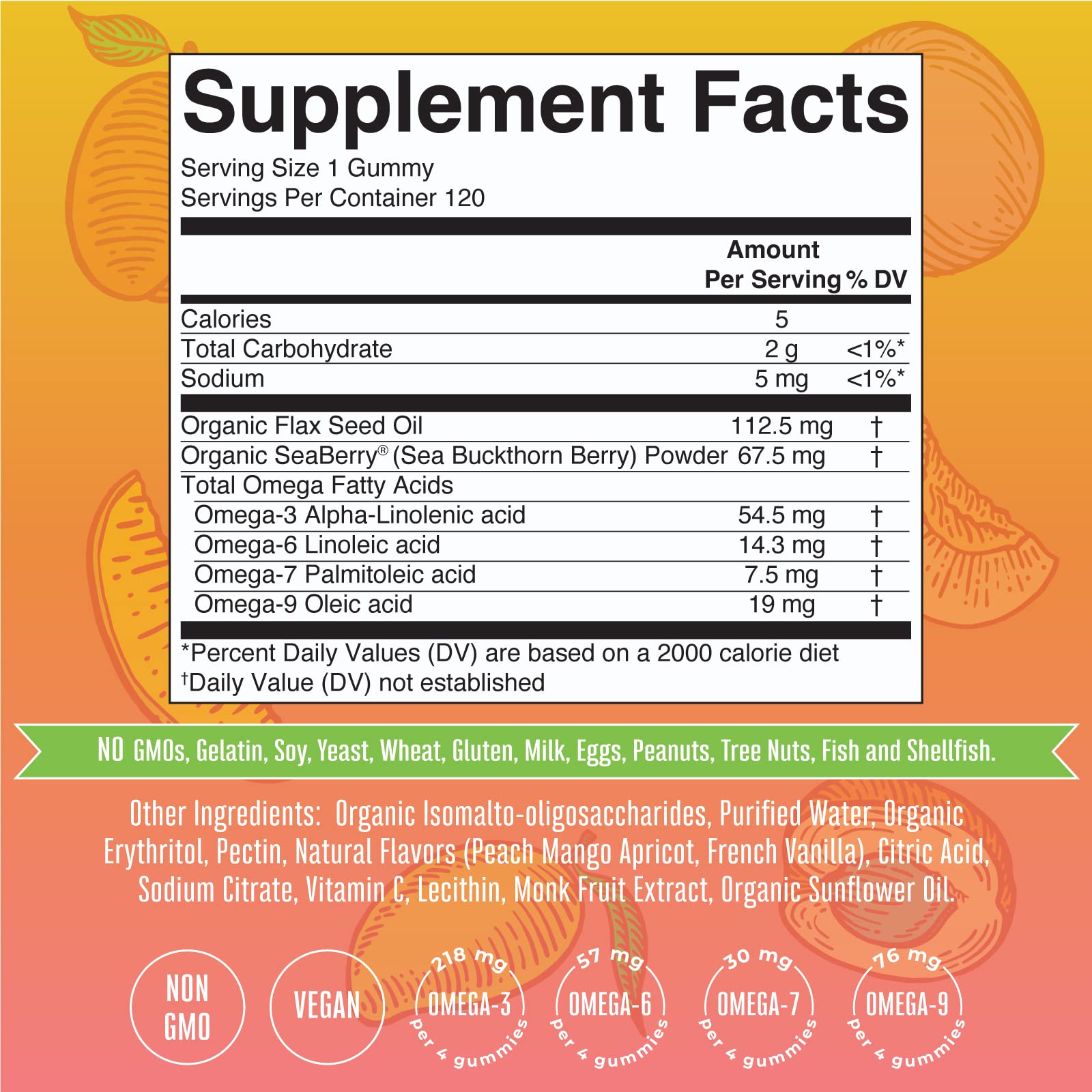 Foto 6 pulgar | Gomitas Omega 3-6-7-9 Mary Ruth Organics 120 Unidades - Venta Internacional.