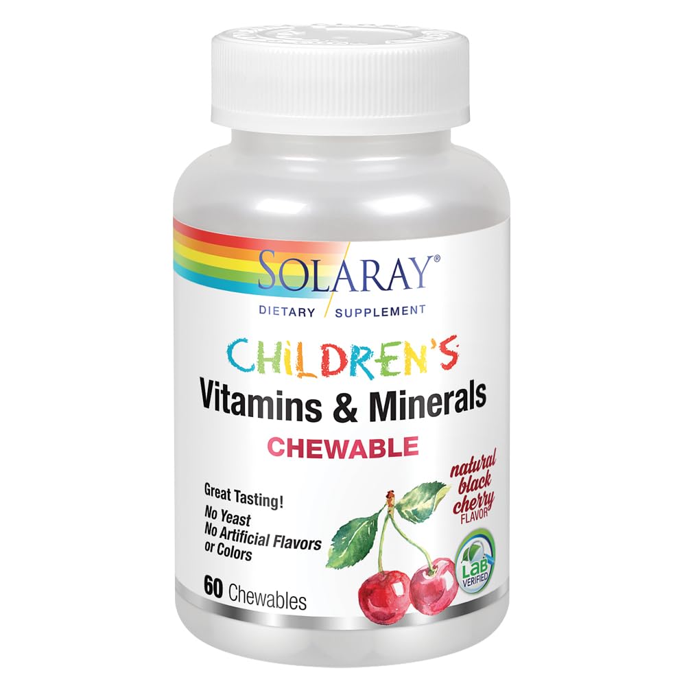 Foto 2 pulgar | Multivitamínico Solaray Children's Vitaminas Y Minerales Para Niños - Venta Internacional.