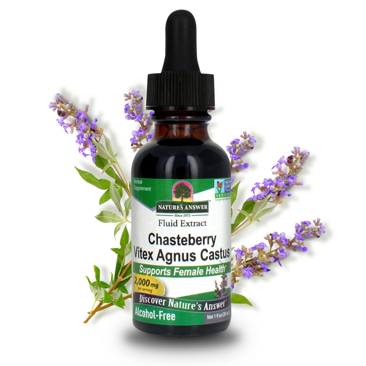 Foto 2 pulgar | Suplemento Nature's Answer Vitex Berry 30 Ml Sin Alcohol - Venta Internacional.
