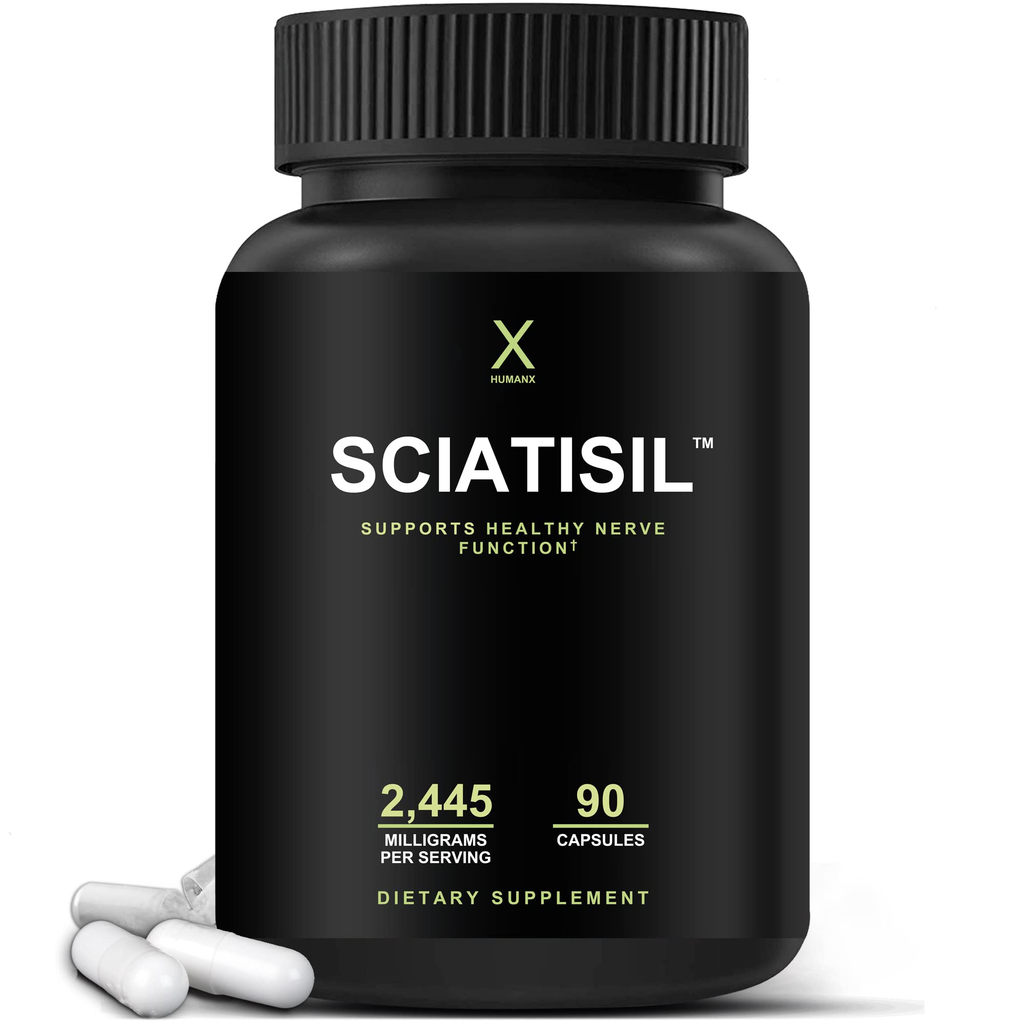 Foto 1 | Suplemento De Apoyo Nervioso Humanx Sciatisil Con Ácido R-lipoico - Venta Internacional.