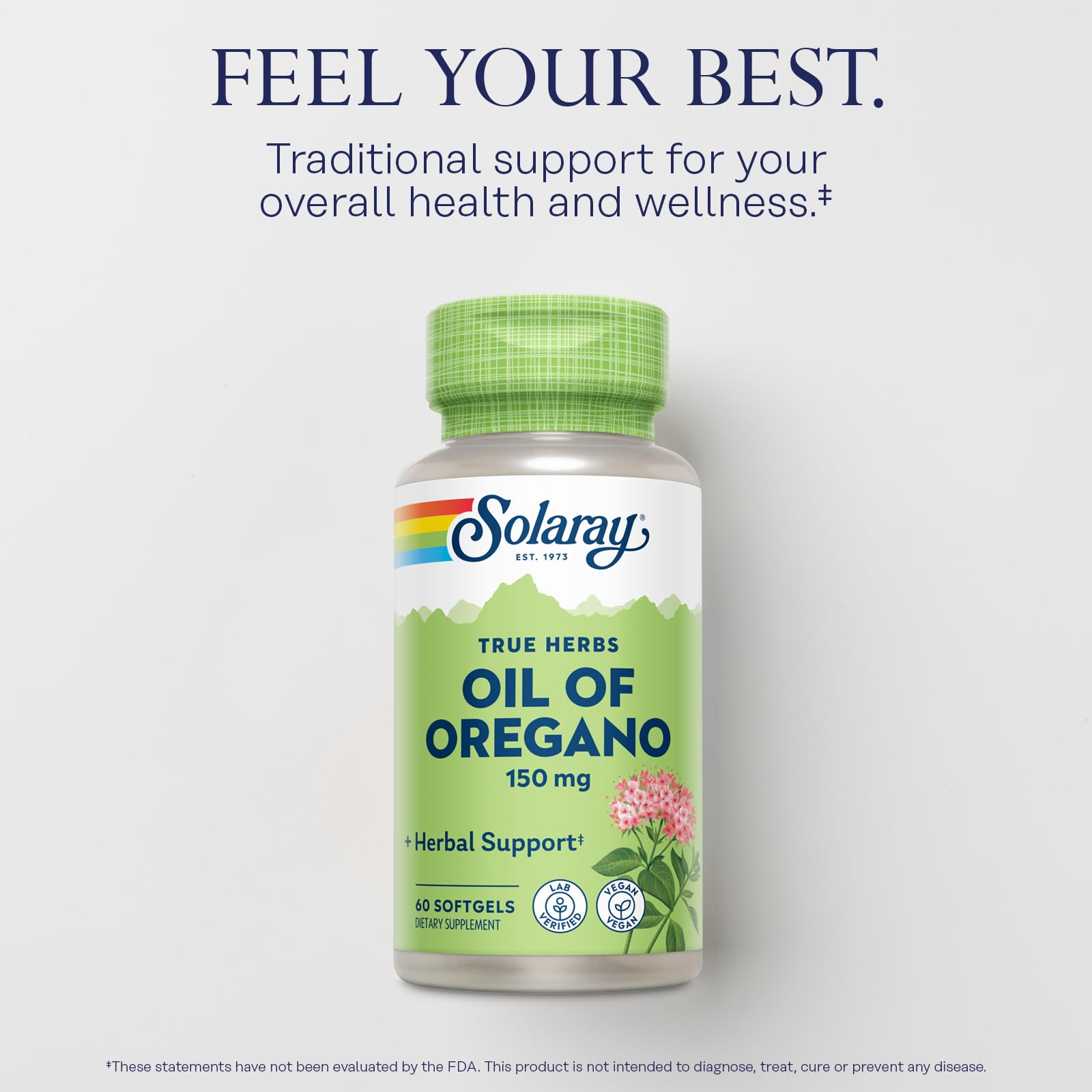Foto 4 pulgar | Suplemento Solaray, Aceite De Orégano, 150 Mg, 60 Cápsulas Blandas - Venta Internacional.