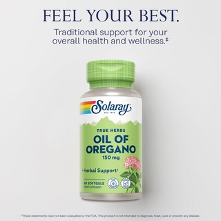 Foto 3 | Suplemento Solaray, Aceite De Orégano, 150 Mg, 60 Cápsulas Blandas - Venta Internacional.