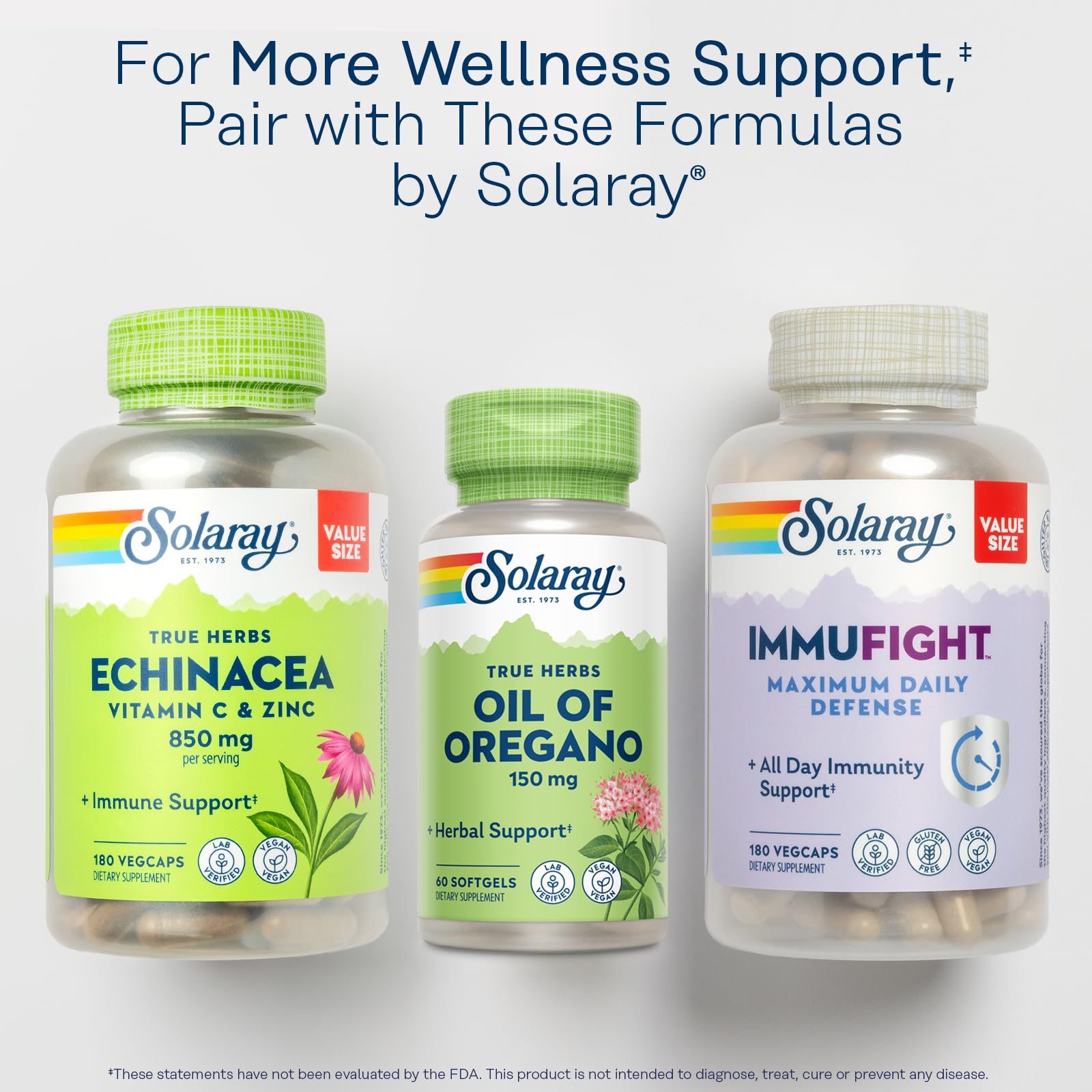 Foto 7 pulgar | Suplemento Solaray, Aceite De Orégano, 150 Mg, 60 Cápsulas Blandas - Venta Internacional.
