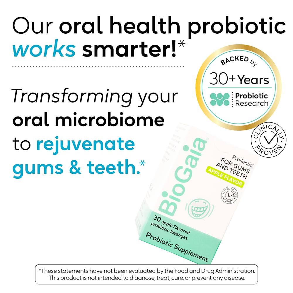 Foto 5 pulgar | Pastillas Probióticas Biogaia Prodentis Oral Health Con Sabor A Manzana - Venta Internacional.